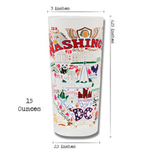 Load image into Gallery viewer, Washington DC Drinking Glass - catstudio