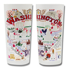 Load image into Gallery viewer, Washington DC Drinking Glass - catstudio