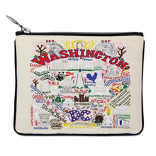 Load image into Gallery viewer, Washington DC Zip Pouch - Natural - catstudio