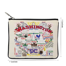 Load image into Gallery viewer, Washington DC Zip Pouch - Natural - catstudio