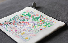 Load image into Gallery viewer, Washington Zip Pouch - Natural - catstudio