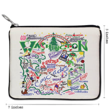Load image into Gallery viewer, Washington Zip Pouch - Natural - catstudio