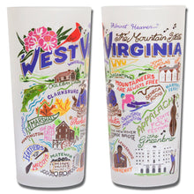 Load image into Gallery viewer, West Virginia Drinking Glass - catstudio