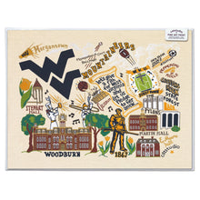 Load image into Gallery viewer, West Virginia University Collegiate Fine Art Print Art Print catstudio
