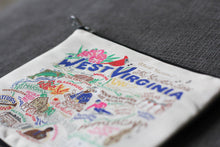 Load image into Gallery viewer, West Virginia Zip Pouch - Natural - catstudio