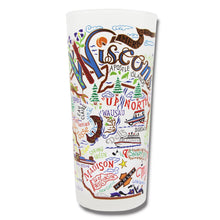 Load image into Gallery viewer, Wisconsin Drinking Glass - catstudio
