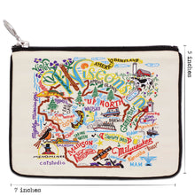 Load image into Gallery viewer, Wisconsin Zip Pouch - Natural - catstudio