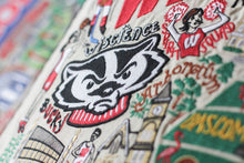 Load image into Gallery viewer, Wisconsin, University of Collegiate Embroidered Pillow - catstudio