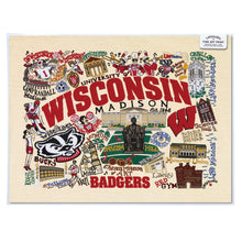 Load image into Gallery viewer, Wisconsin, University of Collegiate Fine Art Print - catstudio