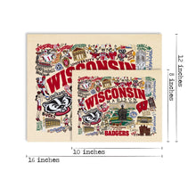 Load image into Gallery viewer, Wisconsin, University of Collegiate Fine Art Print - catstudio