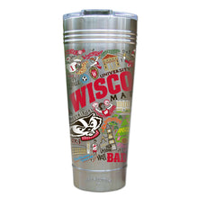 Load image into Gallery viewer, Wisconsin, University of Collegiate Thermal Tumbler (Set of 4) - PREORDER Thermal Tumbler catstudio