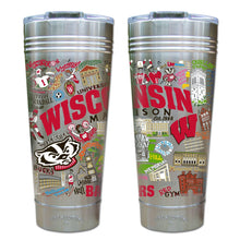 Load image into Gallery viewer, Wisconsin, University of Collegiate Thermal Tumbler (Set of 4) - PREORDER Thermal Tumbler catstudio 
