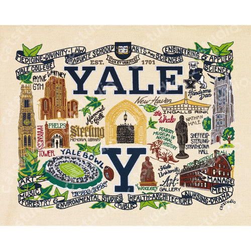 Yale University Collegiate Fine Art Print - catstudio