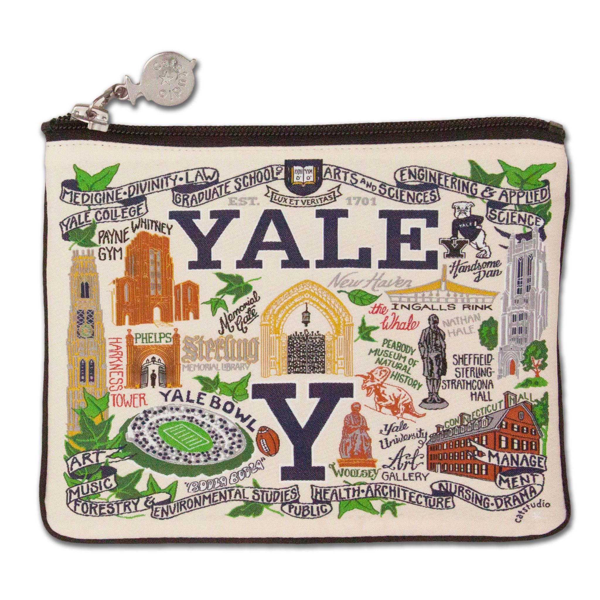 Yale University Zip Pouch | Collegiate Collection by catstudio
