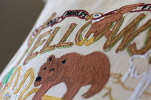 Load image into Gallery viewer, Yellowstone Hand-Embroidered Pillow - catstudio