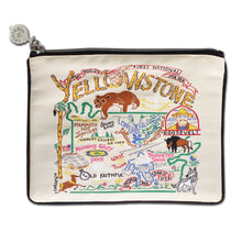 Load image into Gallery viewer, Yellowstone Zip Pouch - Natural - catstudio
