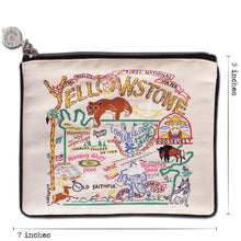 Load image into Gallery viewer, Yellowstone Zip Pouch - Natural - catstudio
