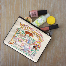 Load image into Gallery viewer, Yellowstone Zip Pouch - Natural - catstudio