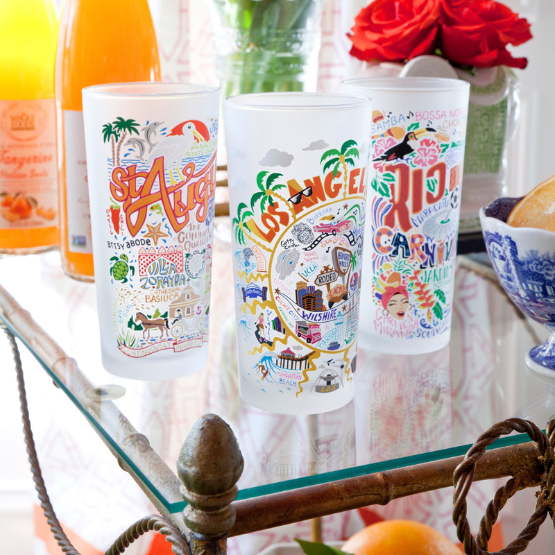 Frosted-Themed Drinking Glasses & Cups Collection