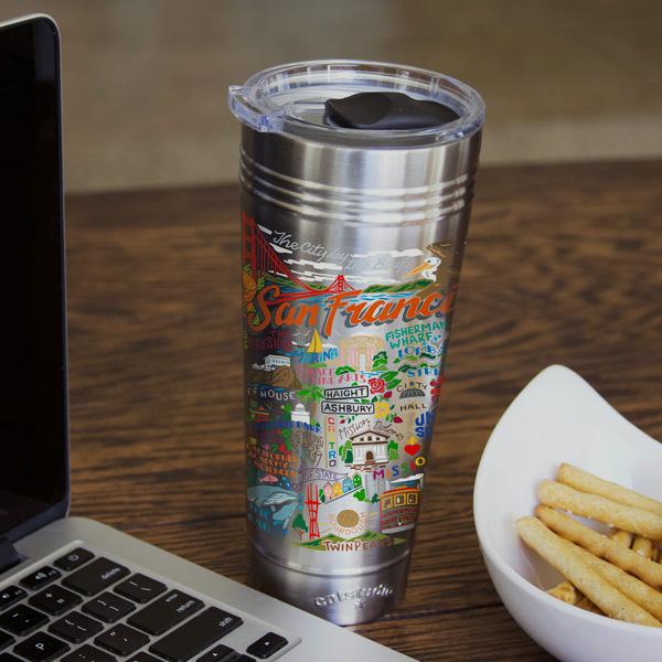 Stainless Steel Illustrated Thermal Insulated Tumblers