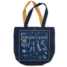 Load image into Gallery viewer, Finger Lakes Denim Tote Bag
