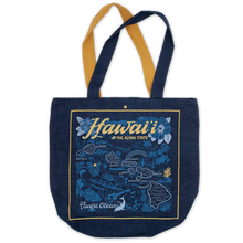 Load image into Gallery viewer, Hawaiian Isles Denim Tote Bag
