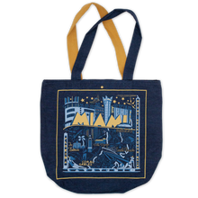 Load image into Gallery viewer, Miami Denim Tote Bag
