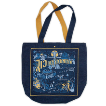 Load image into Gallery viewer, Rio De Janeiro Denim Tote Bag
