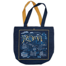 Load image into Gallery viewer, Roma Denim Tote Bag
