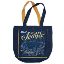 Load image into Gallery viewer, Seattle Denim Tote Bag
