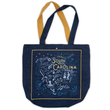 Load image into Gallery viewer, South Carolina Denim Tote Bag
