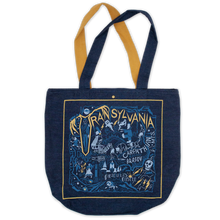 Load image into Gallery viewer, Transylvania Denim Tote Bag
