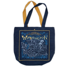 Load image into Gallery viewer, Washington St Denim Tote Bag
