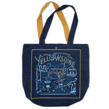 Load image into Gallery viewer, Yellowstone Denim Tote Bag
