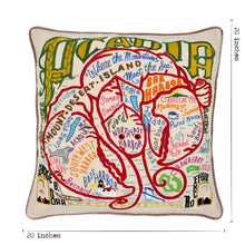 Load image into Gallery viewer, Acadia Hand-Embroidered Pillow Pillow catstudio 
