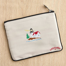 Load image into Gallery viewer, Acadia Zip Pouch - Natural Pouch catstudio 
