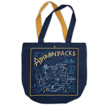 Load image into Gallery viewer, Adirondacks Denim Tote Bag Denim Tote Bag catstudio 

