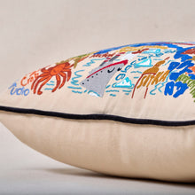 Load image into Gallery viewer, Alaska Hand-Embroidered Pillow Pillow catstudio 
