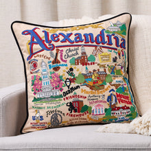 Load image into Gallery viewer, Alexandria Hand-Embroidered Pillow Pillow catstudio 
