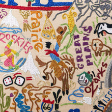 Load image into Gallery viewer, America Hand-Embroidered Pillow Pillow catstudio 
