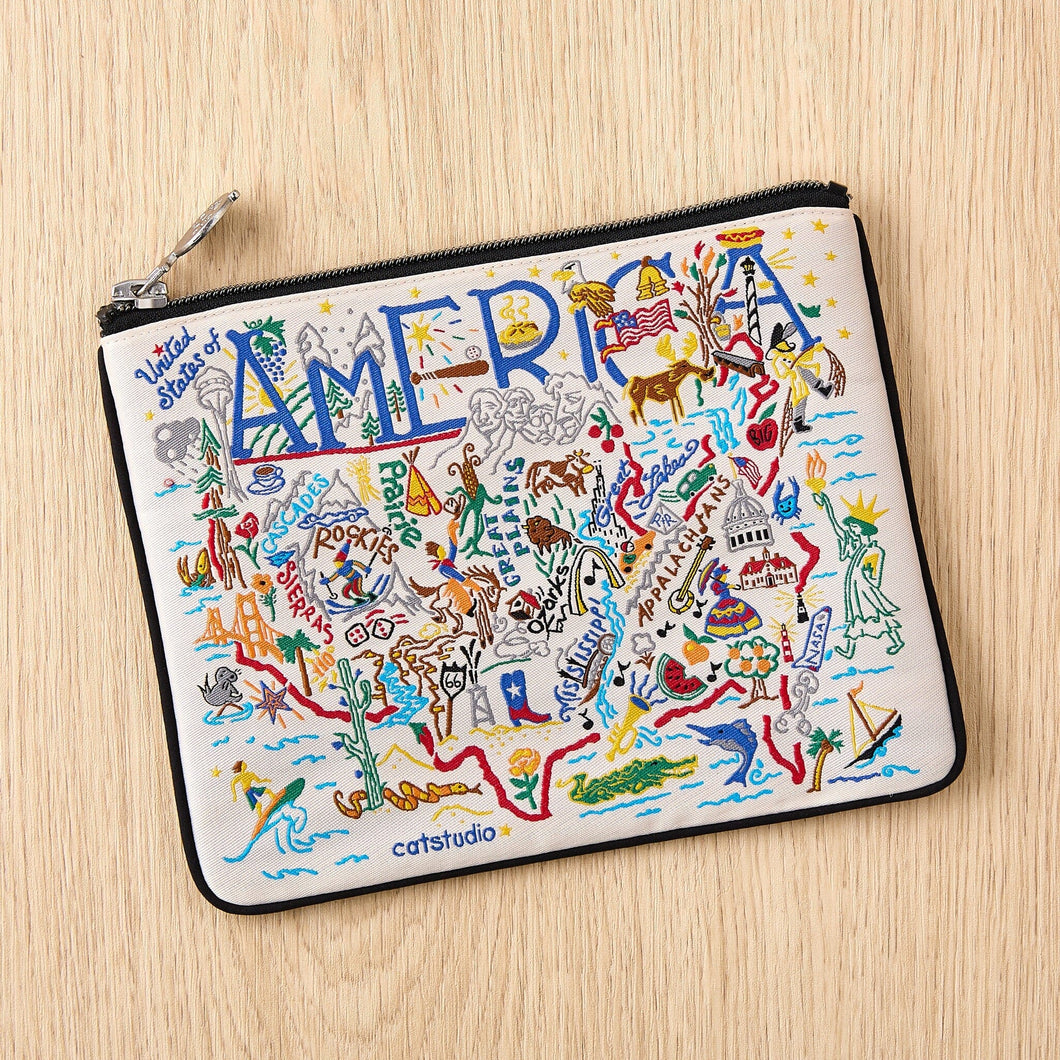 America Zip Pouch | International Collection by catstudio – catstudio