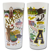 Load image into Gallery viewer, Appalachian State University Collegiate Drinking Glass Glass catstudio
