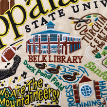 Load image into Gallery viewer, Appalachian State University Collegiate Embroidered Pillow Pillow catstudio 
