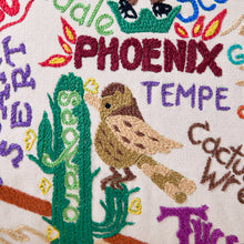 Load image into Gallery viewer, Arizona Hand-Embroidered Pillow Pillow catstudio 
