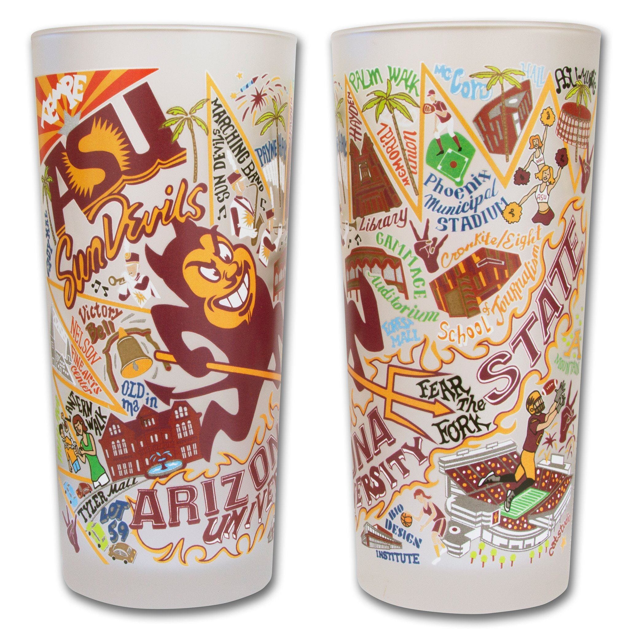 Arizona State University Drinking Glass