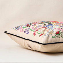 Load image into Gallery viewer, Arkansas Hand-Embroidered Pillow Pillow catstudio 
