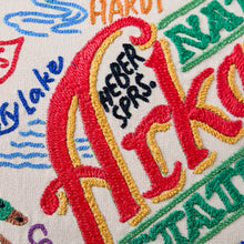 Load image into Gallery viewer, Arkansas Hand-Embroidered Pillow Pillow catstudio 
