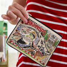 Load image into Gallery viewer, Arkansas, University of Collegiate Zip Pouch Pouch catstudio 
