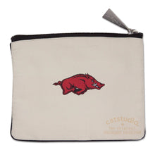 Load image into Gallery viewer, Arkansas, University of Collegiate Zip Pouch Pouch catstudio 

