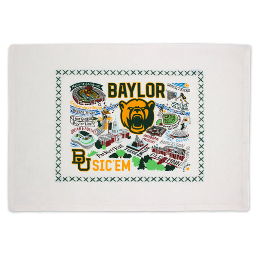 Baylor University Collegiate Dish Towel Dish Towel catstudio 
